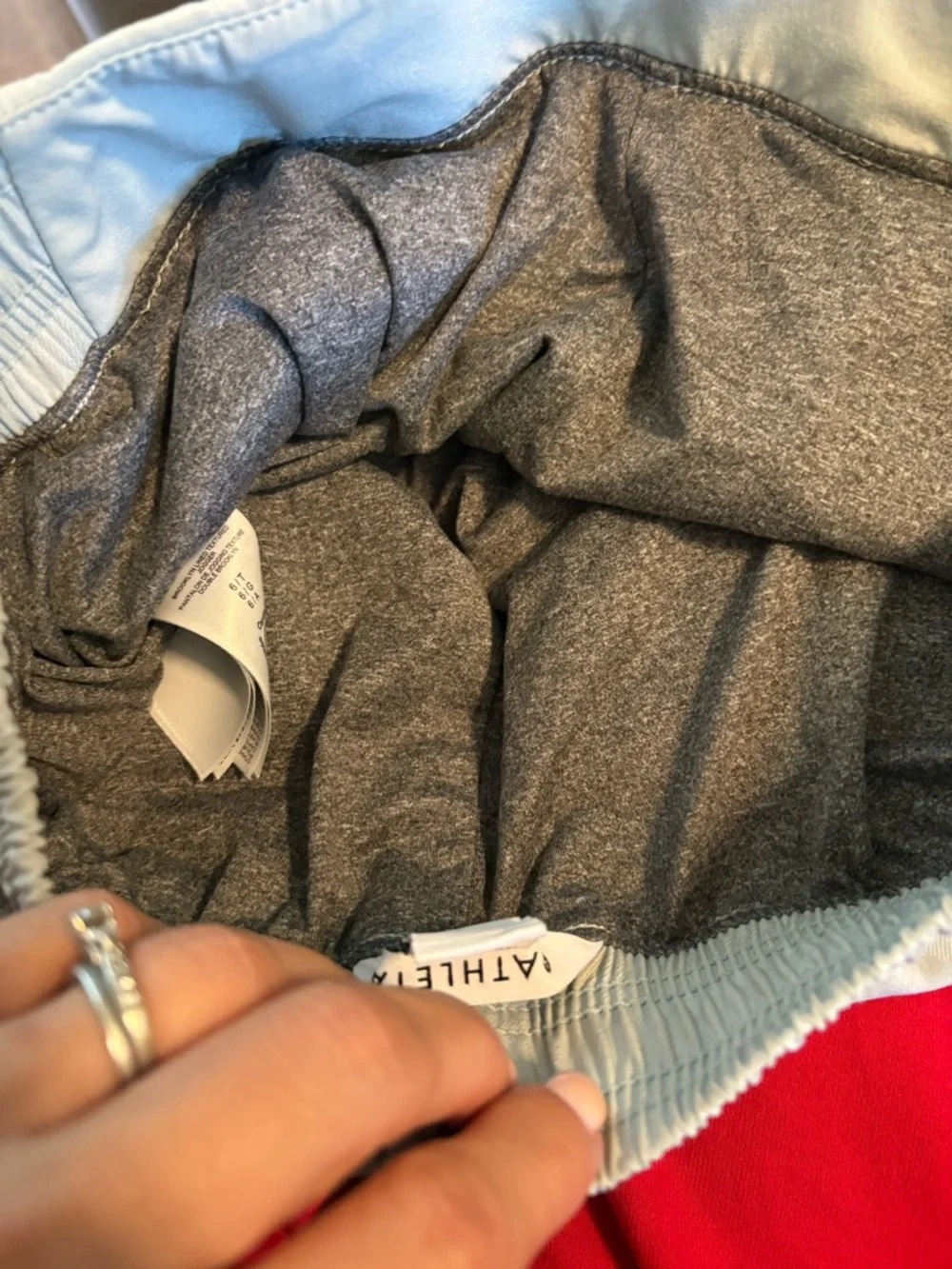 Athleta Joggers Women’s Size 6 Tall Gray Animal‎ Print Athleisure Pants (0409)